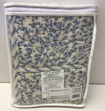 The Company Store Jenny Floral Stripe Quilted Sham-Standard