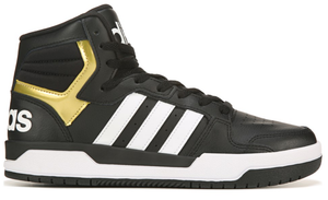 black and gold high top adidas