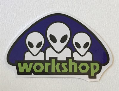 Alien Workshop OG Logo Skateboard Decal Sticker - Single High-Quality Skate Brand Sticker