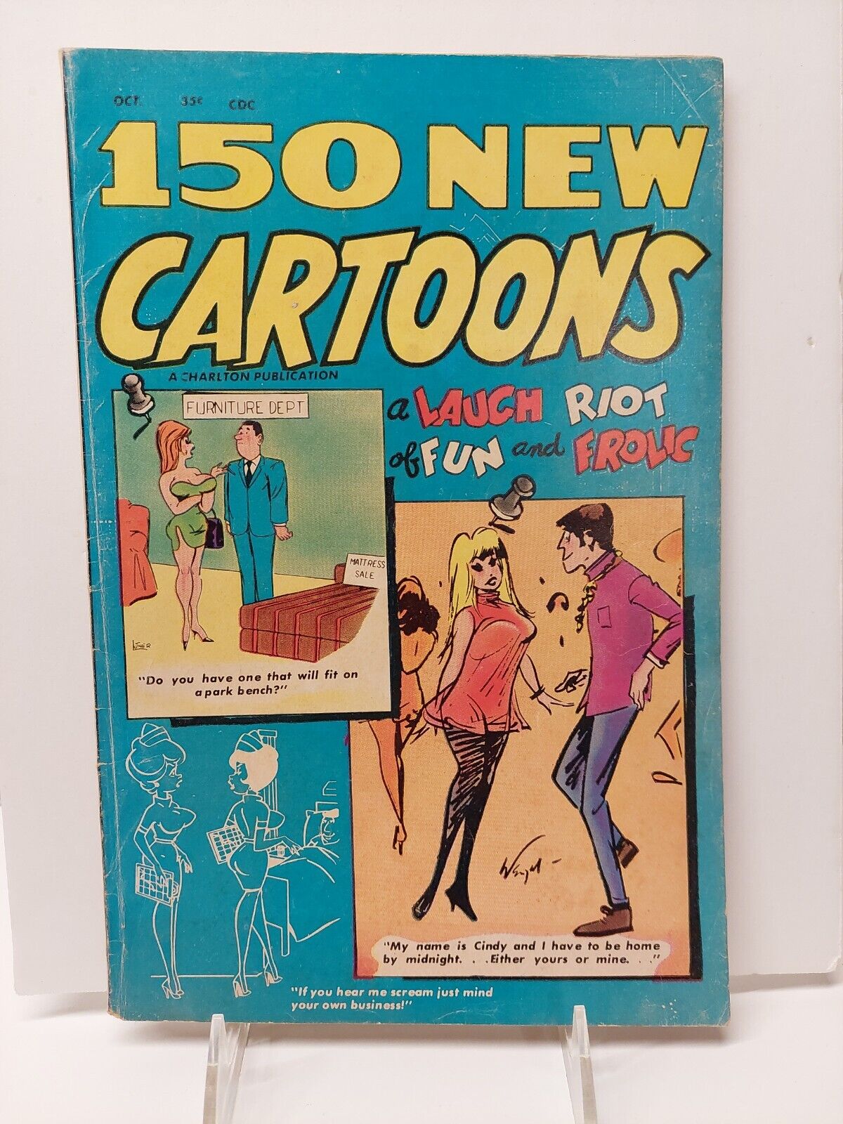 150 New Cartoons #30       Charlton Comics 1969          (F376)