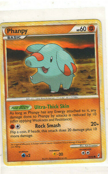  POKEMON PHANPY 66/95