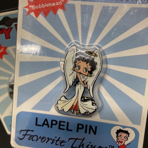 The Betty Boop Collection Bobblehead Solapa Pin Motocicleta y Ángel Paquete SIN USAR - Imagen 8 de 14