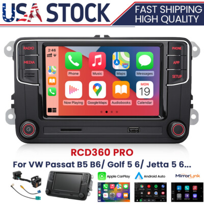 NONAME RCD360PRO 187B Car Radio Stereo Carplay Android Auto For VW Jetta Golf CC