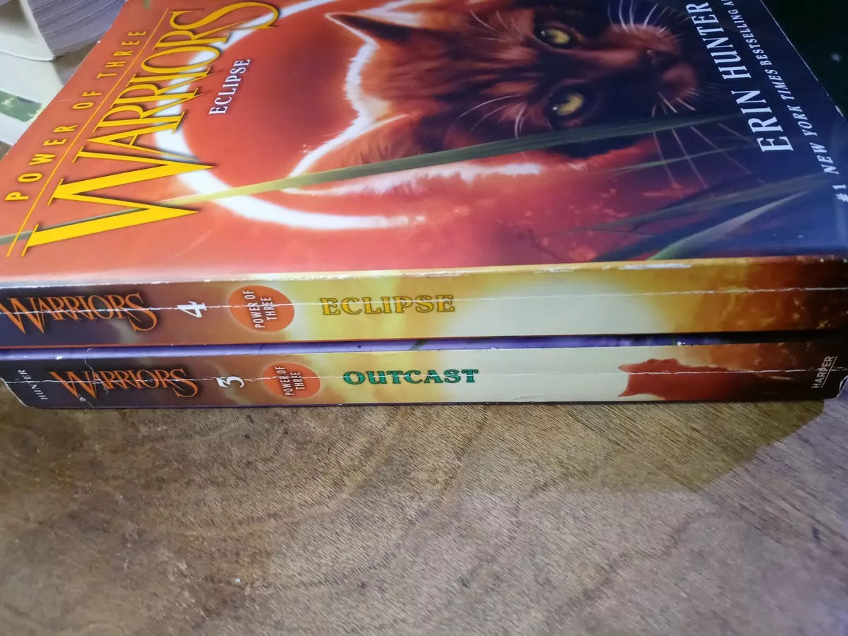 warrior cats:power of three books 1-6 by erin hunter, Paperback