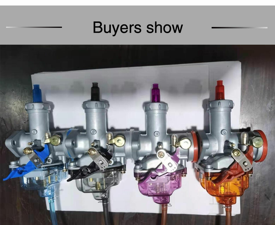 Carburateur PZ30 Pour 125cc 150cc 200cc 250cc 300cc ATV Dirt Bike Go Kart, Carburateur à Starter 30mm Avec Filtre à Essence, Ligne D'essence Rouge Et Joint D'étanchéité