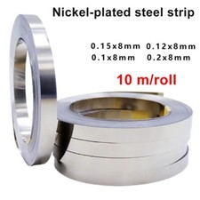 10M Pure Nickel Plate Strip Tape Sheet For Li 18650 Battery Spot Weld Tool DIY