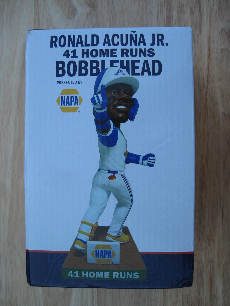 Ronald Acuna Jr. 41 Home Runs Bobblehead Atlanta Braves SGA Brand