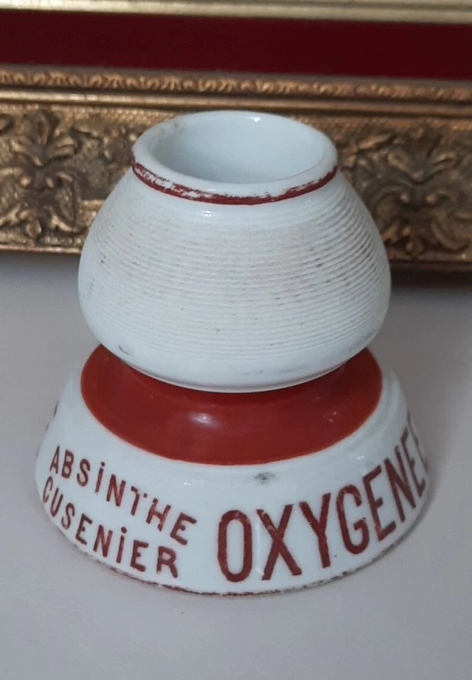 ANCIEN PYROGENE PUBLICITAIRE ABSINTHE CUSENIER DÉCO BISTRO - Photo 3/4