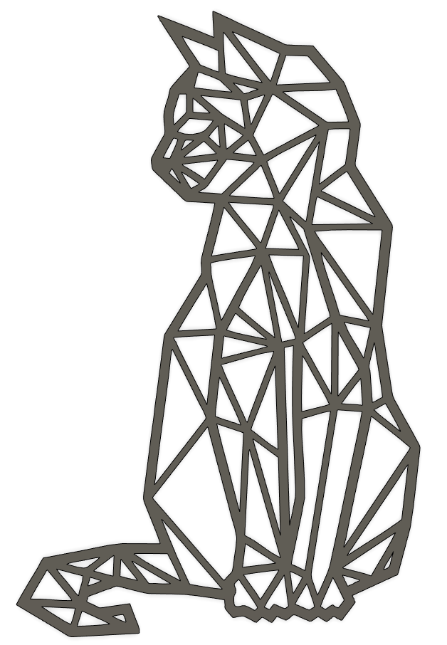 Geometric Cat | eBay Geometric Cat | eBay