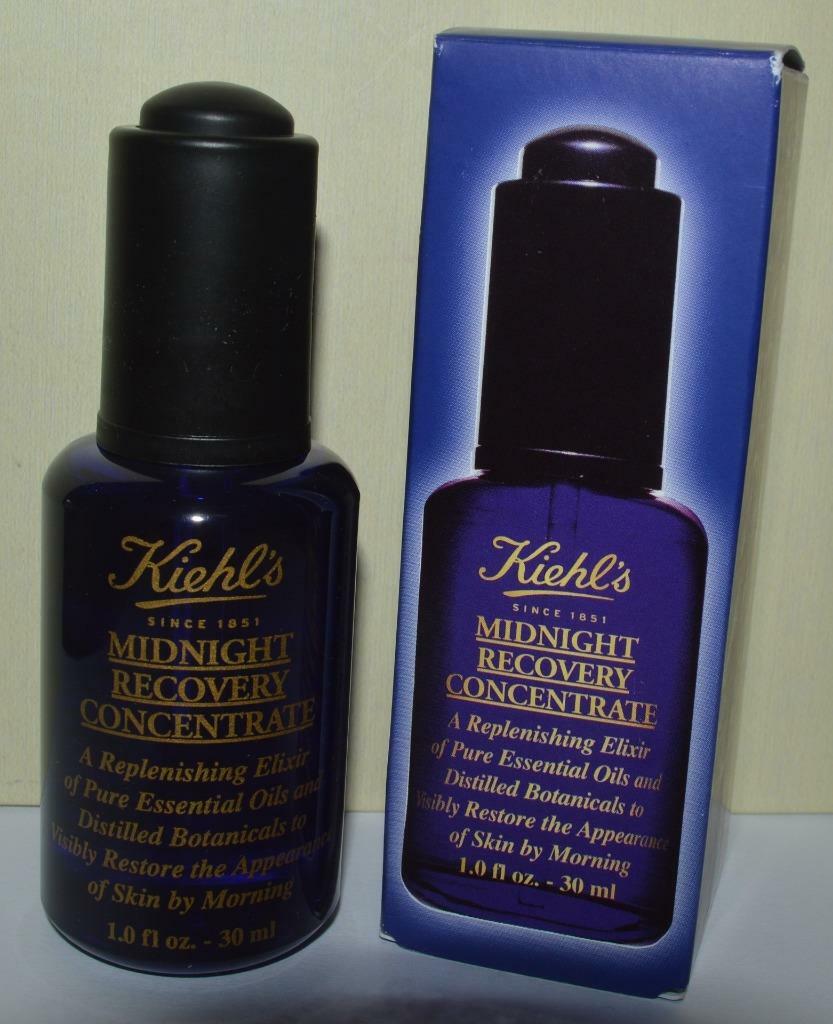 KIEHL'S Midnight Recovery Concentrate Face Oil 1 FL OZ FULL SIZE