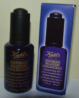 KIEHL'S Midnight Recovery Concentrate Face Oil 1 FL OZ FULL SIZE
