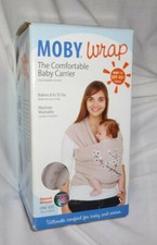 MOBY WRAP The Comfortable Baby Carrier SPF45 Almond Blossom 100 Cotton Unisex