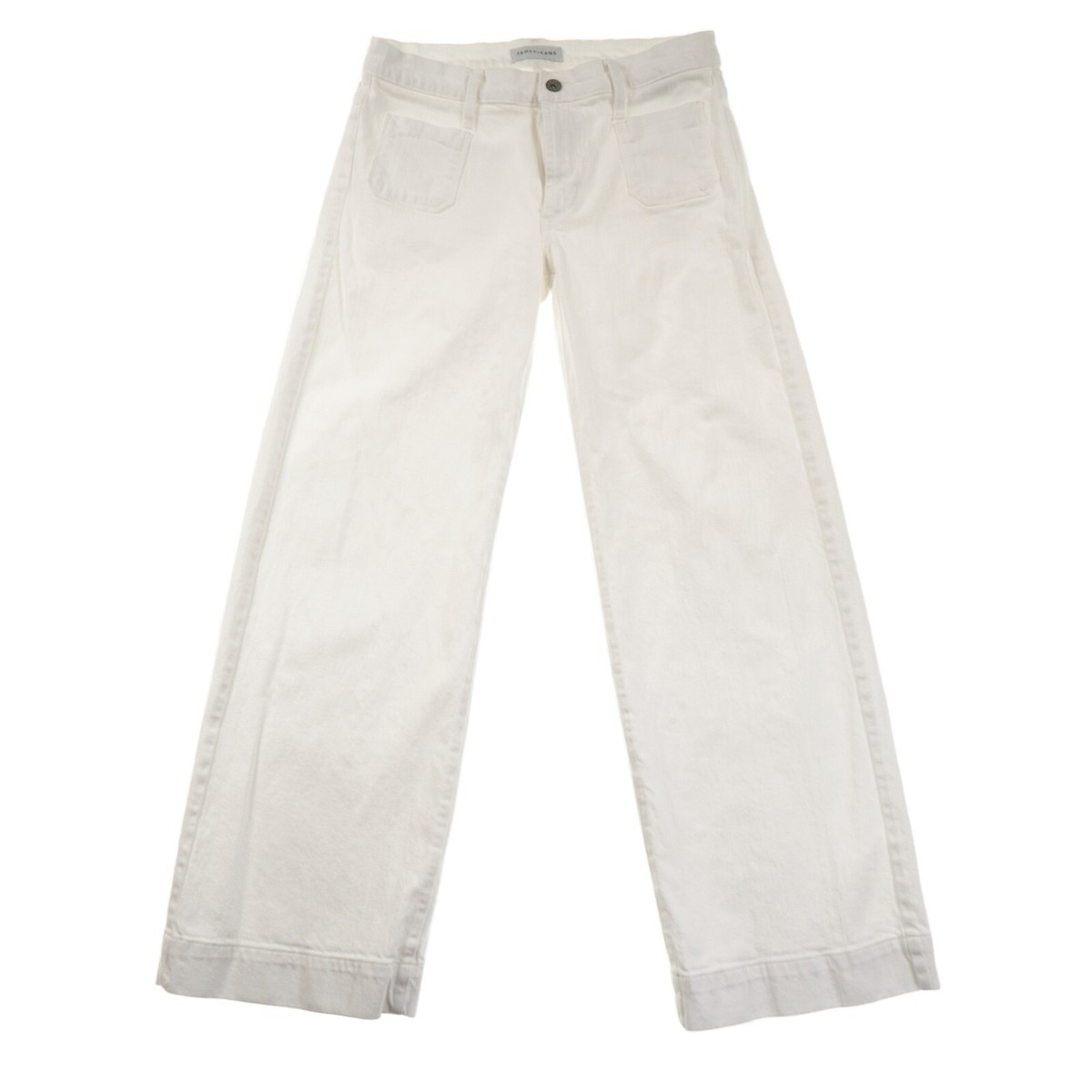 James Jeans Wide-Leg White Jeans Womens 30 Made in USA | eBay