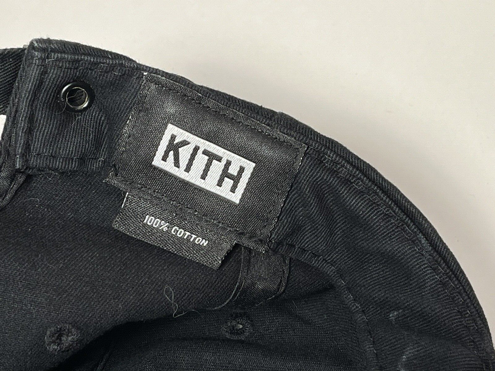 Kith Just US Adjustable Strapback Hat Cap Black - image 10