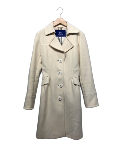 Burberry Blue Label Nova Check Trench Coat Wool Beige Size M/US:S Authentic - Picture 15 of 24