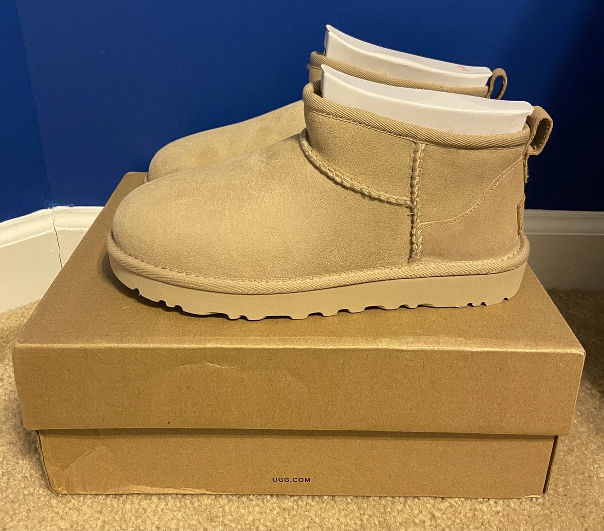 Mini tan uggs sale