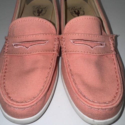 Cole Haan Shoes Womens 9B Pinch Maine Casual Slip On Loafers W02180 Pink Canvas - Picture 10 of 10