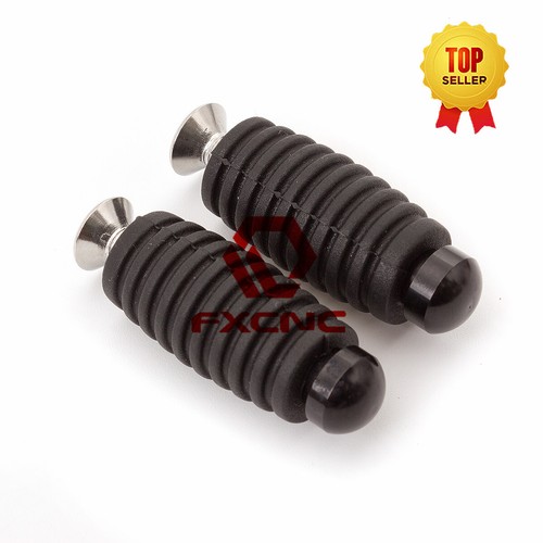 Front Rubber Brake Pedal Foot Shift Peg For Racing Sportbike Street Motorcycles - Picture 10 of 19