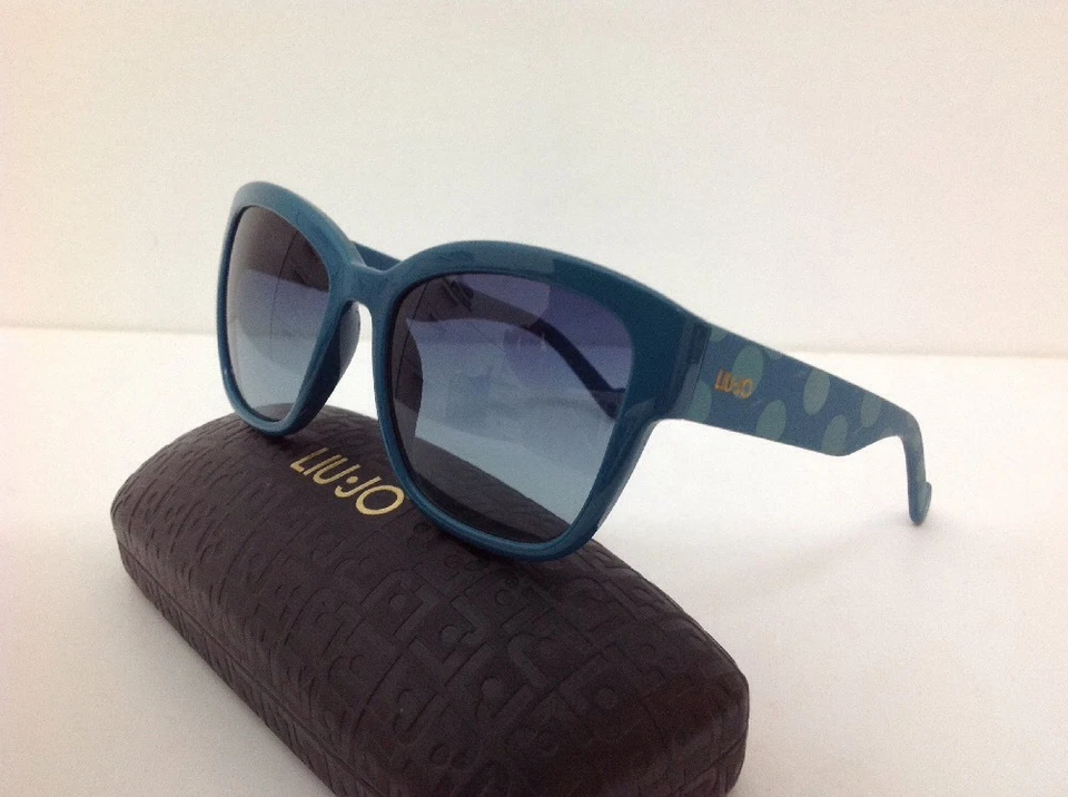 Liu Jo Lunettes de Soleil Modèle 647 Femme Plastique Bleu Vert Mat Pois - Photo 2/4