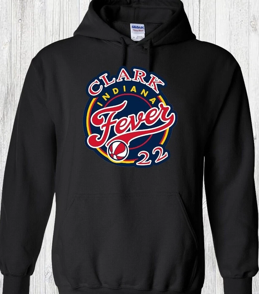 Clark 22 - Indiana Fever - Caitlin Clark - 22 - WNBA - Hoodie - Fast Shipping - Image 3 of 4