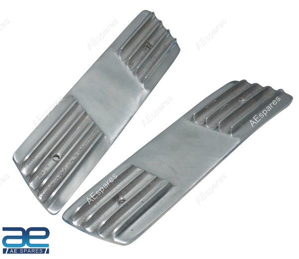 Neu Lambretta Poliert Aluminium Hergestellt Side Panel Grill FüR Gp SX Rutscht-image