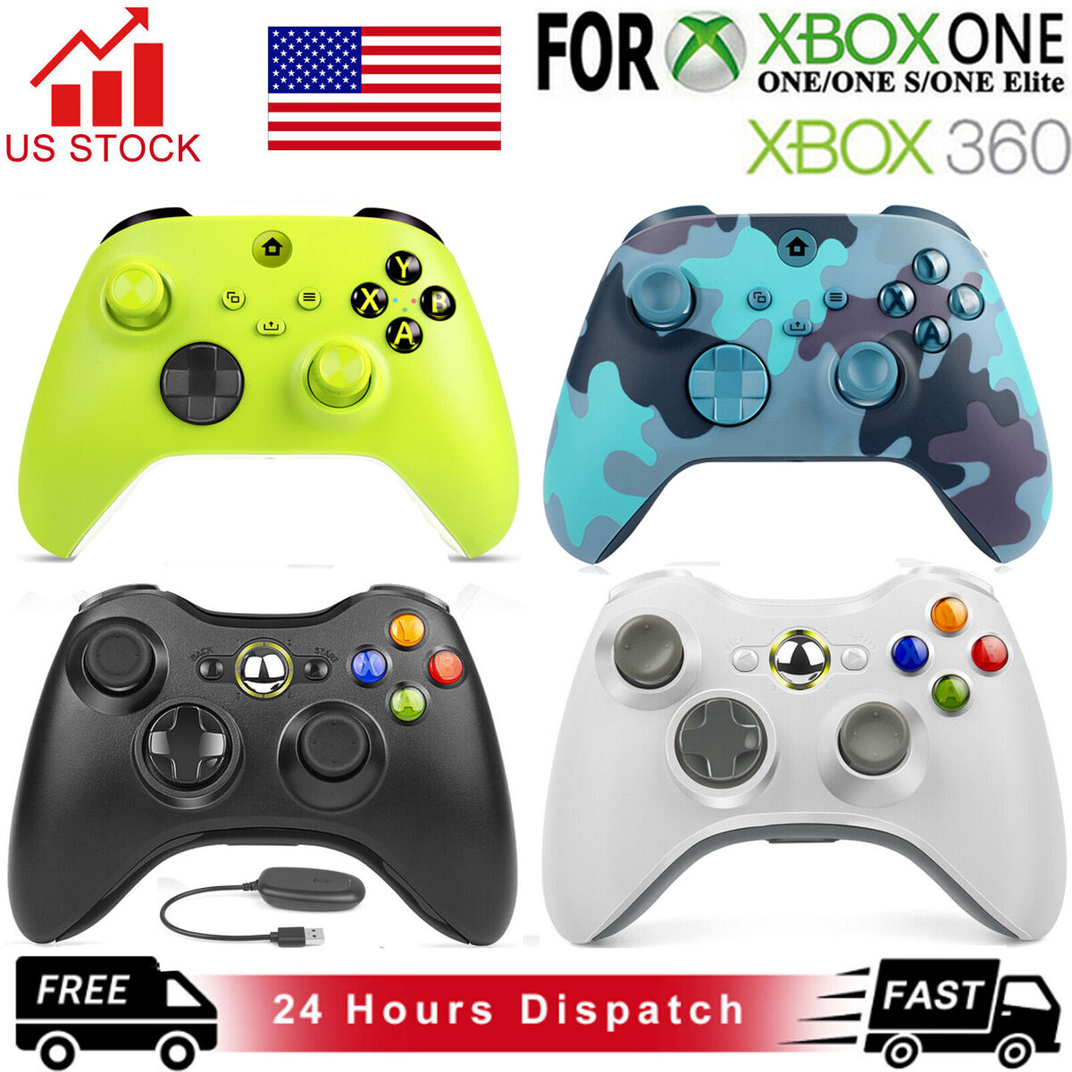New For Microsoft Xbox Wireless Controller for Xbox One Xbox New For Microsoft Xbox Wireless Controller for Xbox One Xbox