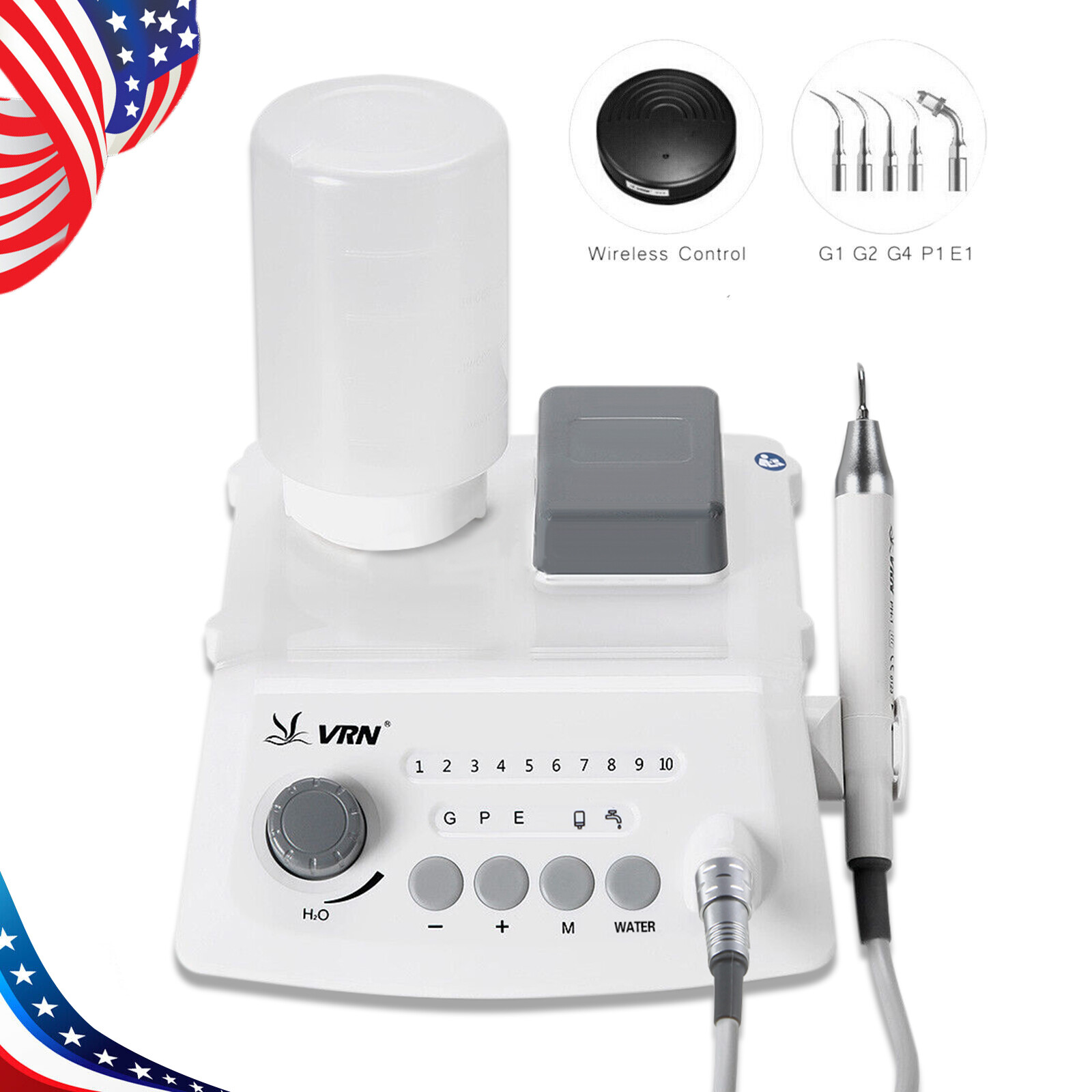 Dental Digital Control Ultrasonic Scaler with LED Detachable Handpiece Bottle