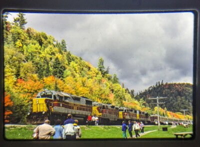 Train Slides Algoma Central Railway Agawa Canyon Tour 1988 Lot of Four 35mm