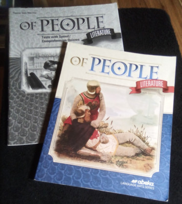 ABEKA Of People Literature 5th Ed. Textbook and Teacher Quiz/Test Key Booklet