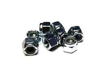 (50)3/8"-16 Nylon Insert Lock Nuts (Zinc Plated) Nylock