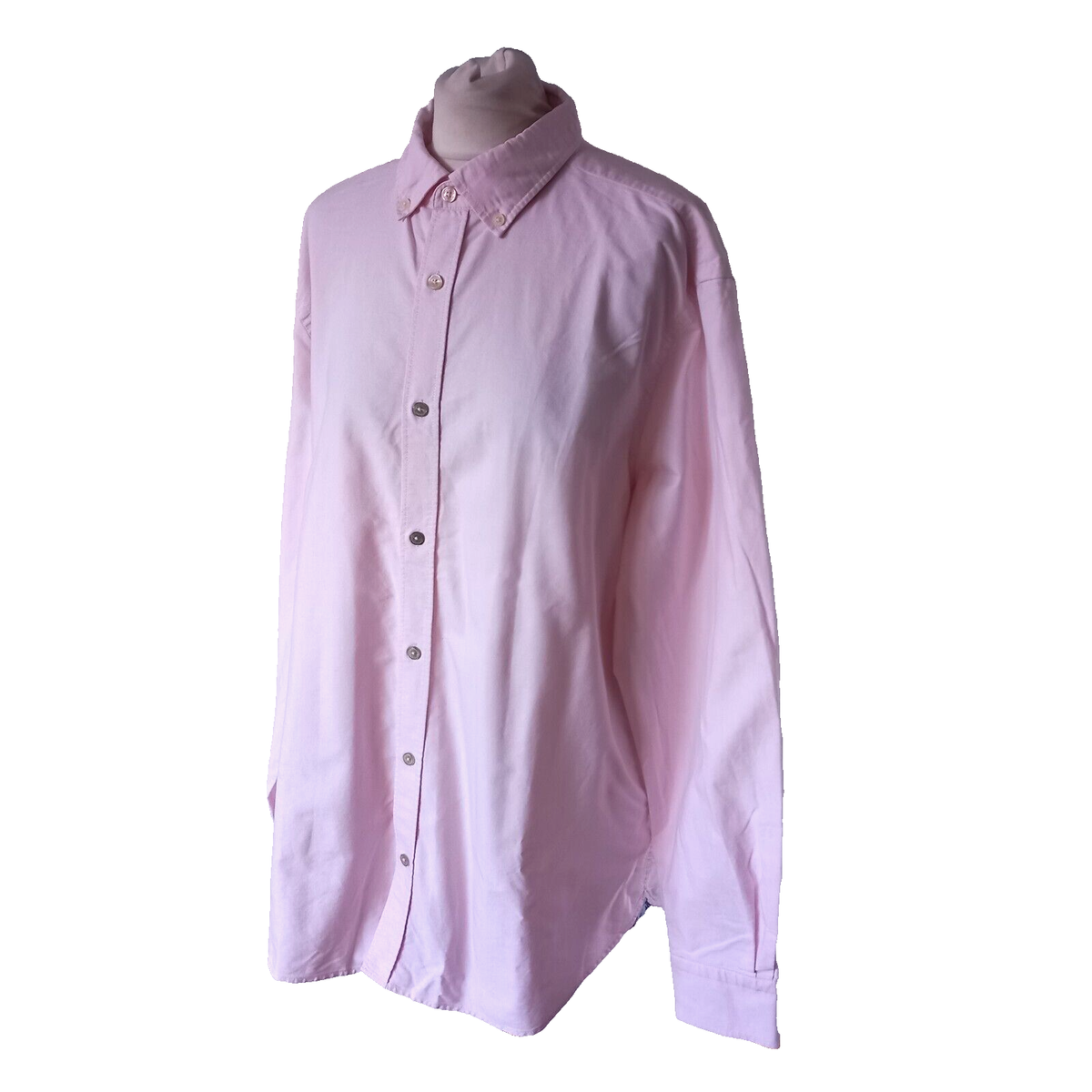 beaufort and blake dress shirts Beaufort & Blake Mens Pink Elephant Flip Cuff Button-Up Cotton Shirt Size  XL