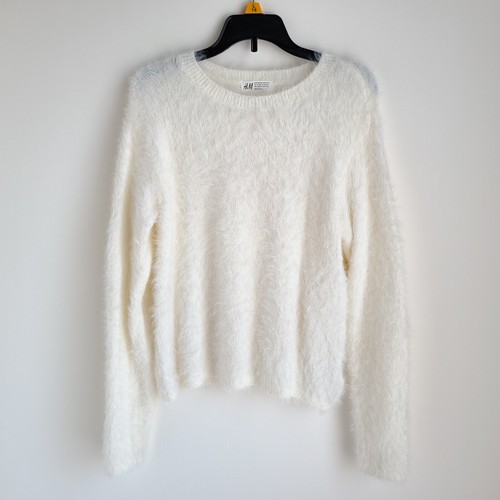 H\u0026M Fuzzy Pullover Sweater Girls 10-12Y 