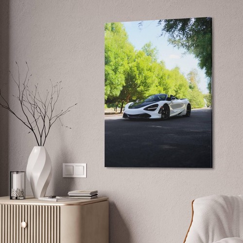 McLaren 720S High Resolution Museum Quality Vertical Canvas Print #002 - Picture 3 of 10