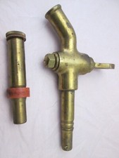 Zapfhahn Bier Zapfgarnitur Entlüftung messing alt