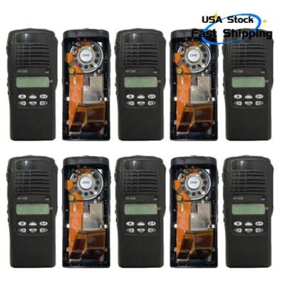 10PCS Front Housing Case Replacement for HT1250 HT Speaker LCD Limited-key Radio
