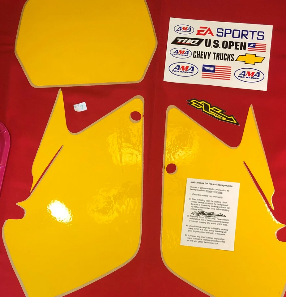 Nuevo de Lote Antiguo Suzuki RM125 RM250 125R 250R RM 125 250 Amarillo N04-161  Foto 4 de 4