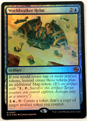 MTG Worldwalker Helm *FOIL* Outlaws of Thunder Junction The Big