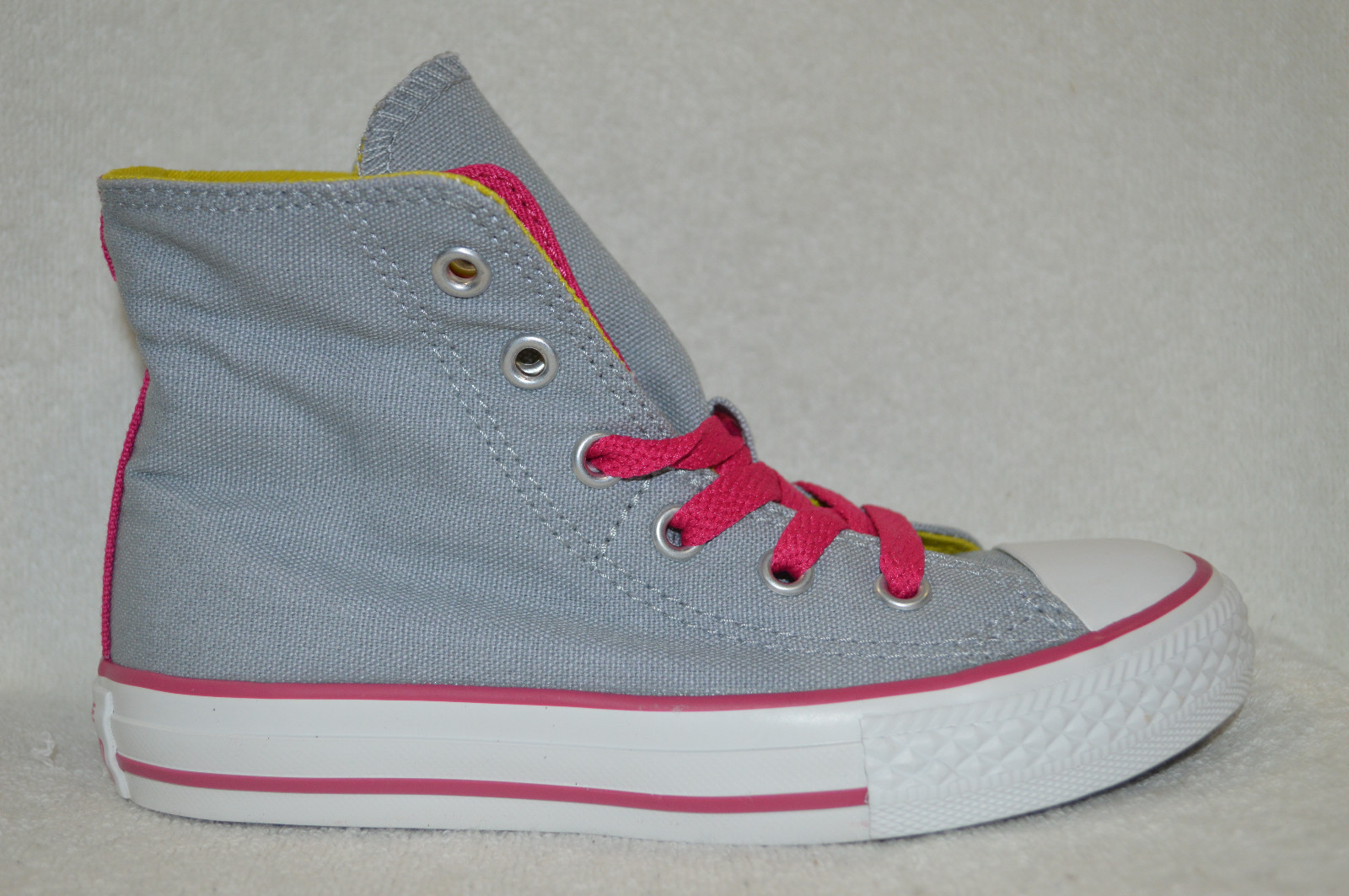 Converse Girl's CT 2 Fold Hi Top Lucky Stone Grey Sneakers -
