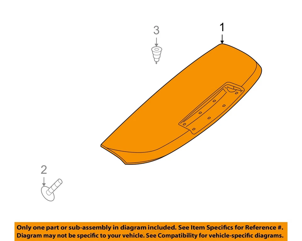 Задний спойлер от оригинального производителя 2010 2011 2012 2013 Land Rover Range Rover Sport 889 Rimini красный - Изображение 3 из 4