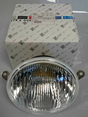 Faro Delantero Cromado Original SIEM Para Vespa PX 125, 150, 200 – Incluye Luz De Stop, Hecho En Italia