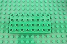 Duplo Classic Green 4 x 8 pegs Baseplate Base Plate 4x8