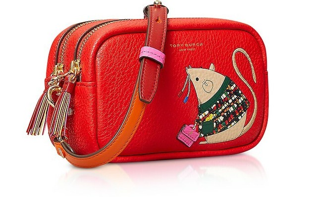 tory burch red handbag