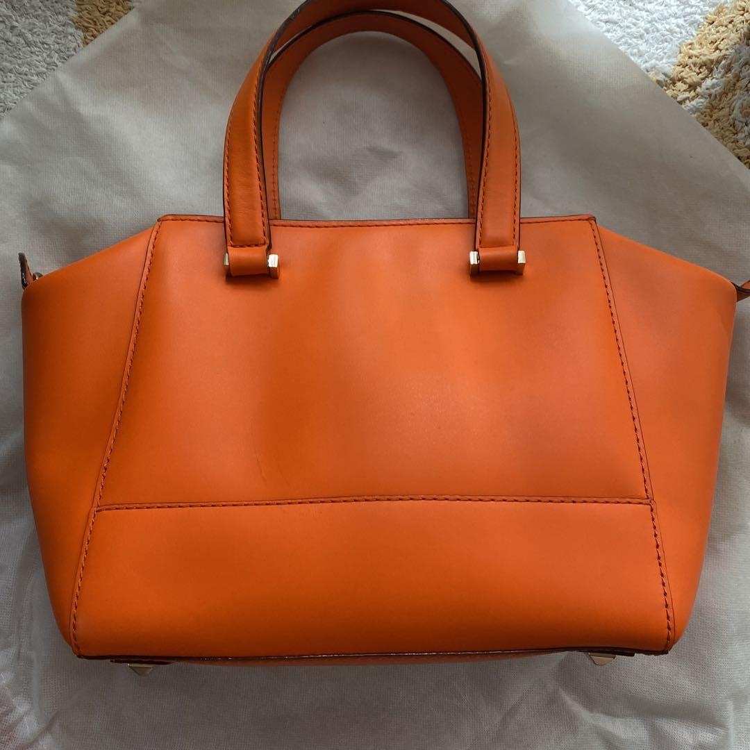 Kate Spade bow handbag orange 14.9 inch | eBay