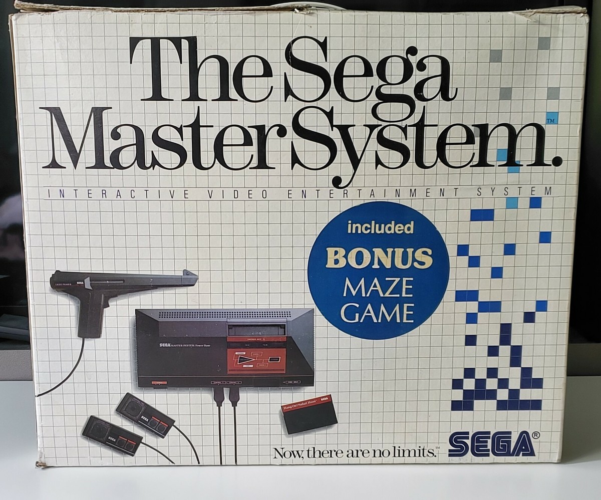 Sega Master System 1986 BOXED CONSOLE Model 3010 NTSC TESTED