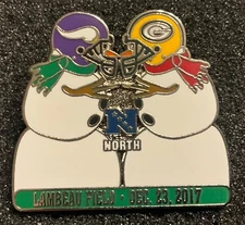 Minnesota Vikings vs Green Bay Packers 2017  Game Day  Collector Pin Lambeau