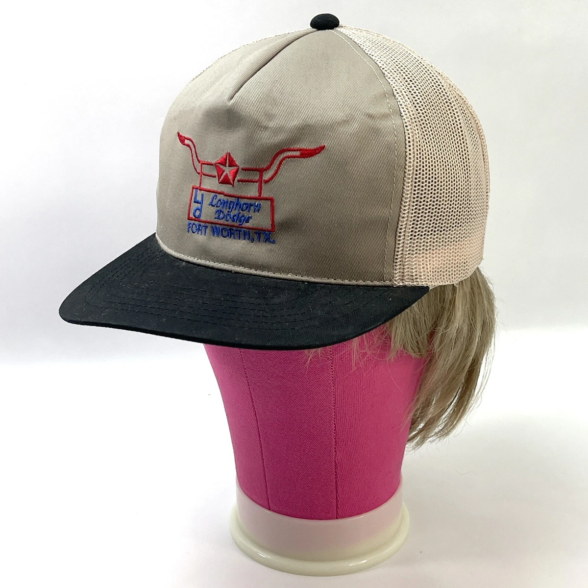 Casquette Trucker Vintage Années 80 Guptills Dodger Dealership - Snapback, Style Rétro