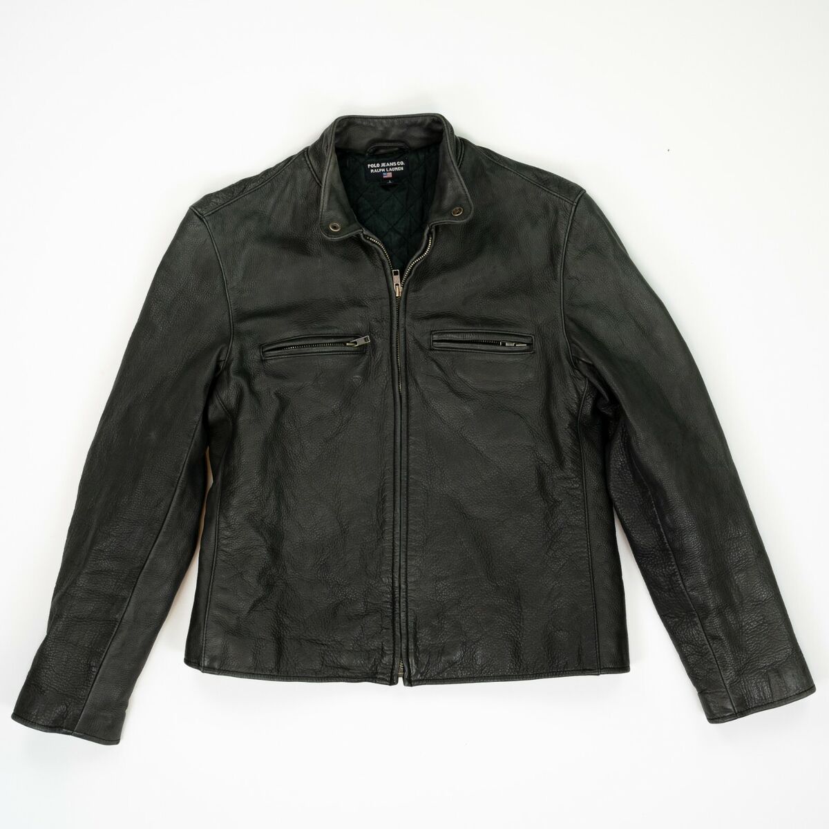 Women's Ralph Lauren Polo Jeans Co (L) Cafe Racer Motorcycle Women's Ralph Lauren Polo Jeans Co (L) Cafe Racer Motorcycle