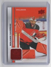 2023-24 Team Canada Exclusives Benjamin Gaudreau 027/100 #13 Canada