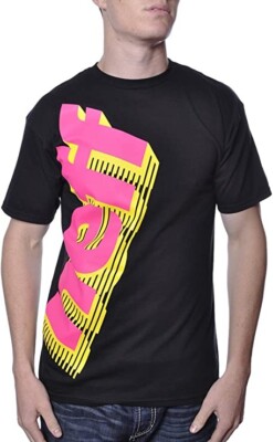 Neff Corpt Crew Neck T-Shirt Tee Black Size XLARGE *New*