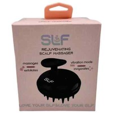 SLF USB Rechargeable Vibrating Rejuvenating Scalp Massager Head Exfoliator new